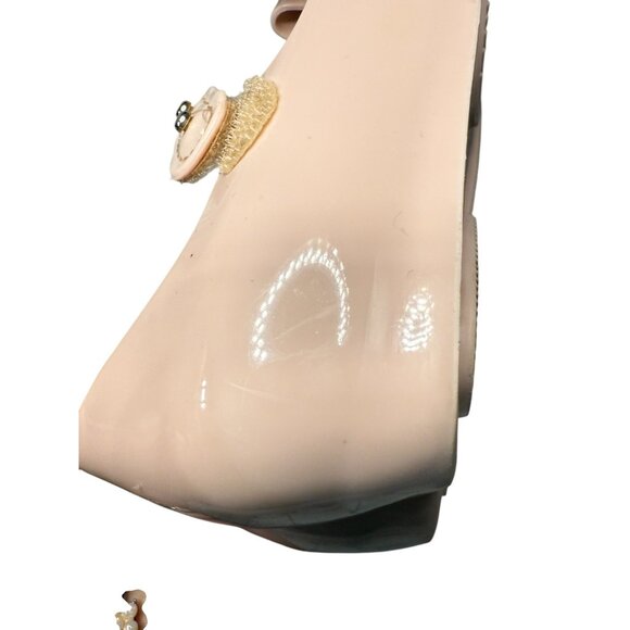 Mini Melissa Ultragirl Sweet Pink Bow Toddler Shoes Size 5 - Picture 8 of 16